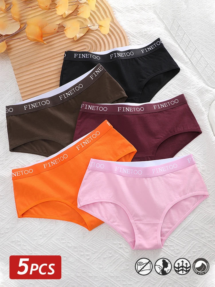 Women's Cotton Low-Rise Briefs – 4/5-Pack