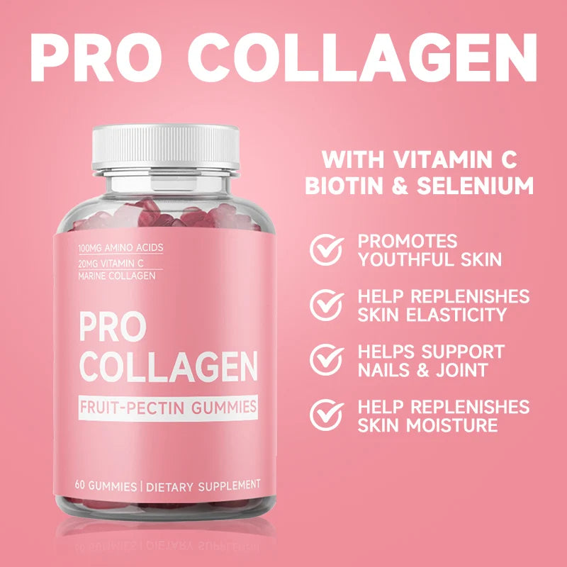 Biotin Gummies for Hair, Skin & Nails