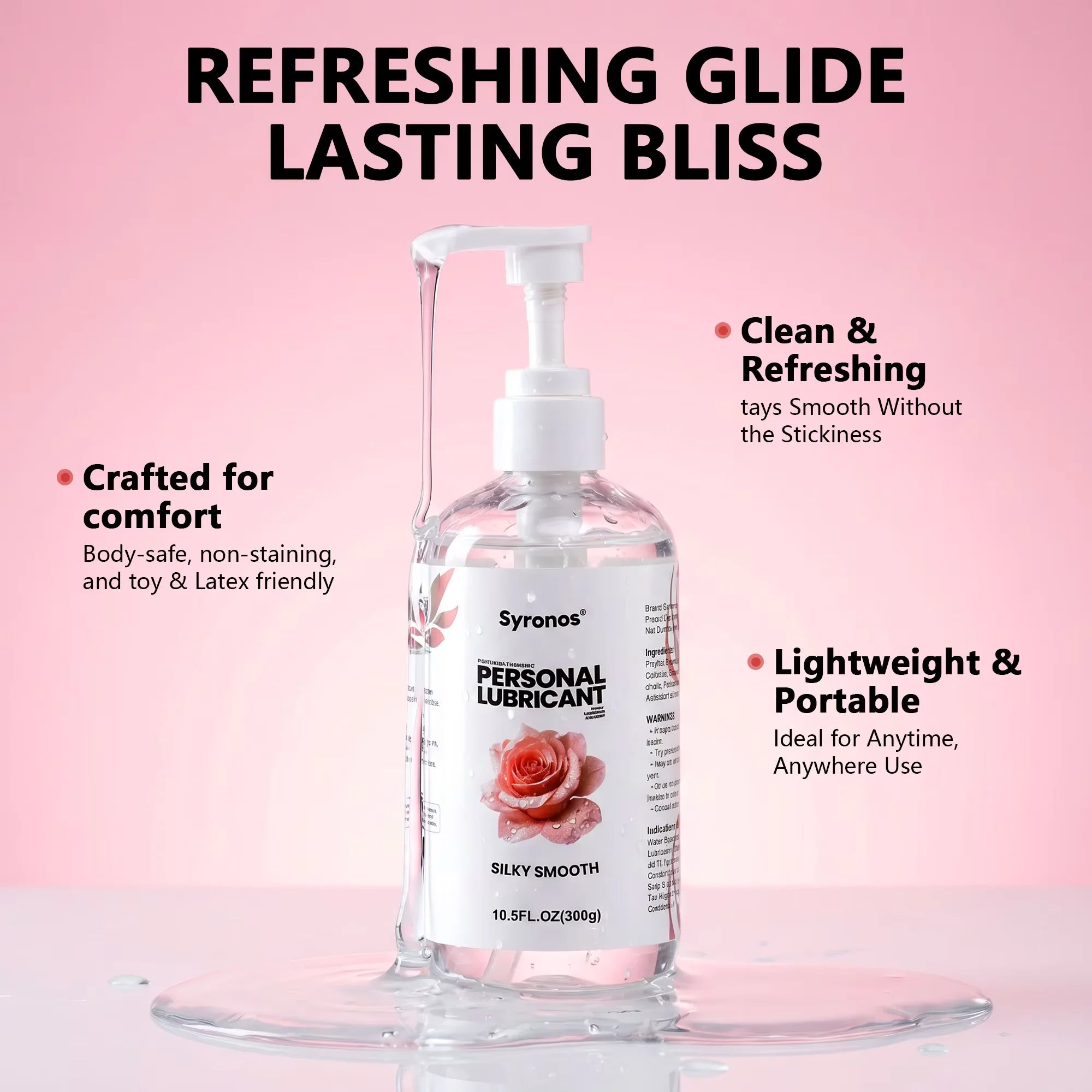 2-in-1 Water-Based Personal Lubricant Gel