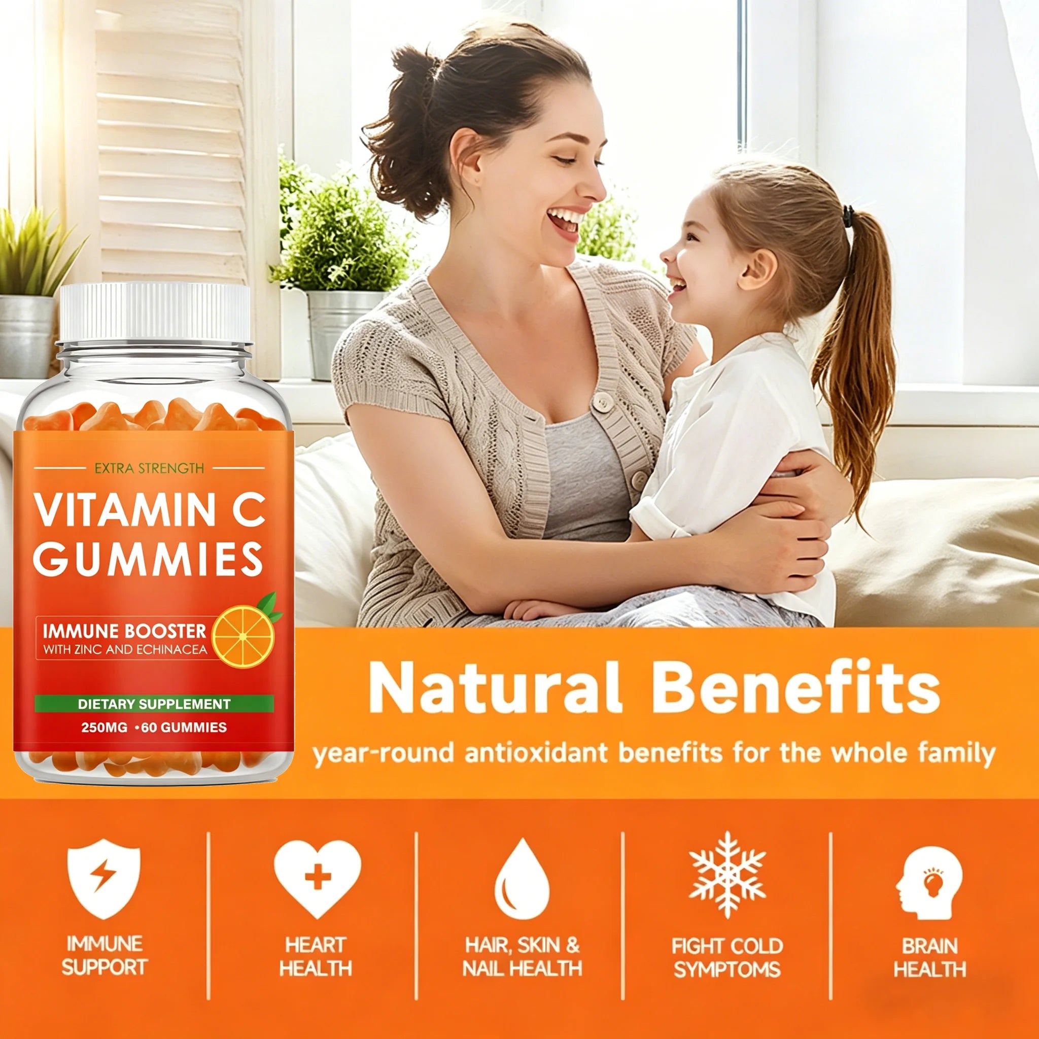 Vitamin C Gummies – Immunity & Skin Support