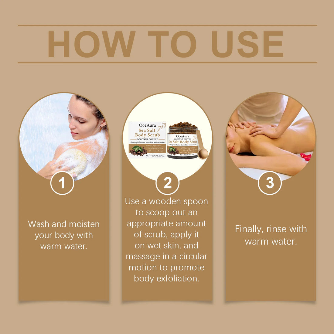 Coconut Coffee Body Scrub – Exfoliating & Moisturizing, 100g
