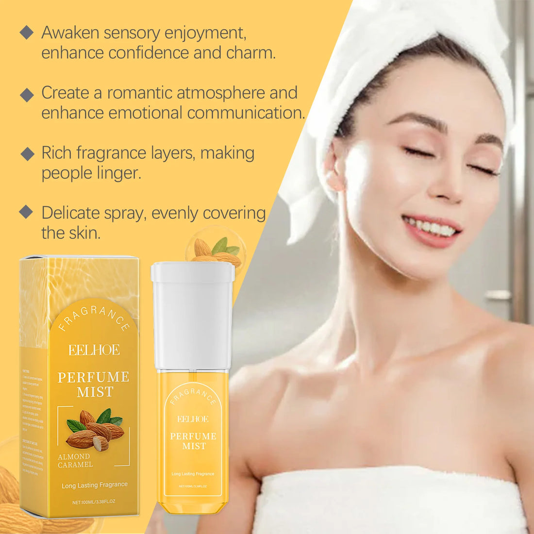 Floral Body & Hair Perfume Spray – Alcohol-Free, 100ml