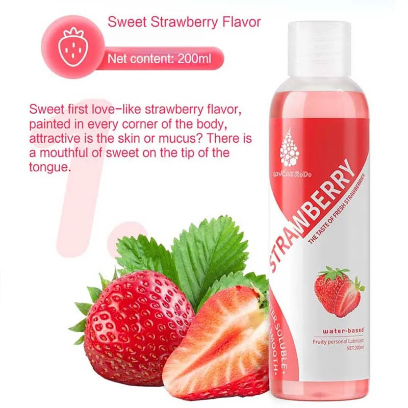 Fruit-Flavored Water-Based Personal Lubricant