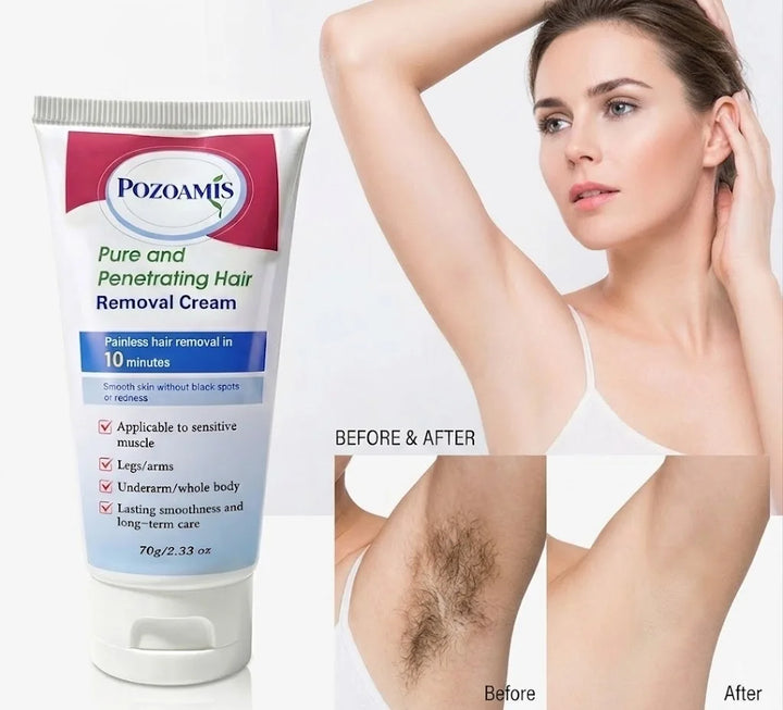 Fast-Action Painless Hair Removal Cream – Bikini, Underarm & Legs